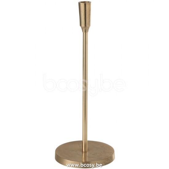 Jline Candelero Metal Oro Small