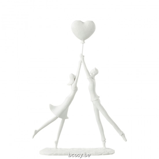 J Line 32431 Figuras Paire Decorations Decorazione Duo Paar Animali Decoracion Figurines Decoratie Beeldje Beelden koppel Jon.