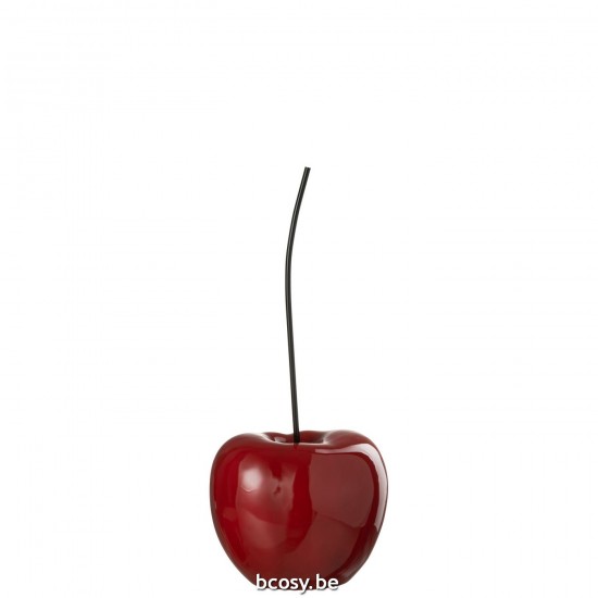 J Line 32664 Statue cherry fruit Cherries Dekoration Decoracion Decorazione Figurines Kirsche Decoration Decoratie kers Anima.