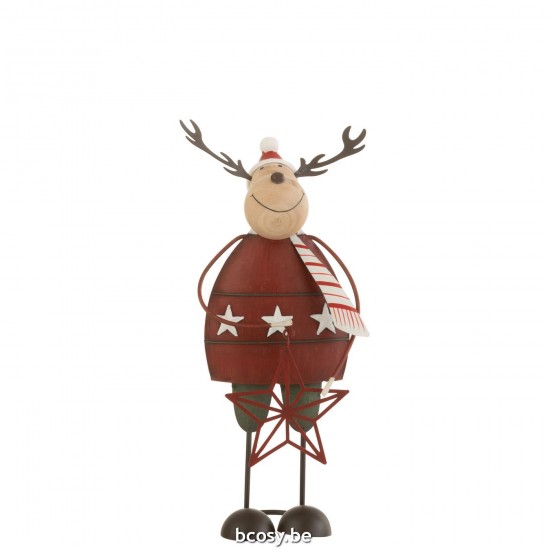 Jline Reno Deco Metal Rojo Large.