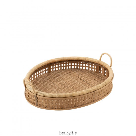 Jline Bandeja Pick Rattan Bambú Natural Small.
