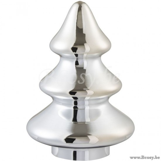 Jline Arbol De Navidad Decorativo Cristal Plata Large