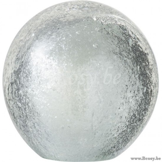 Jline Pisapapeles Copos Cristal Plata Transparente Large