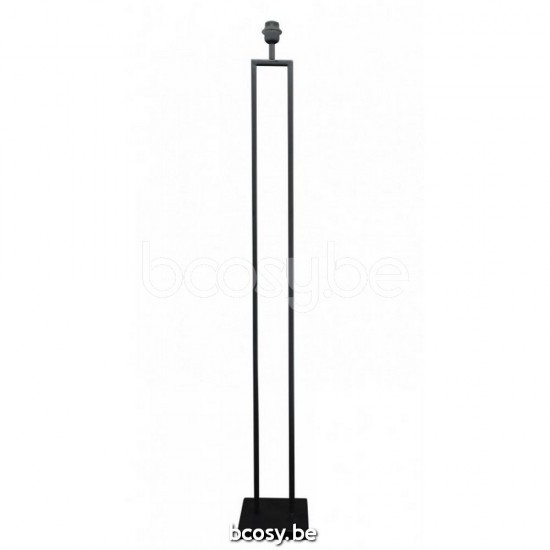 Marckdael vloerlamp Veneto Marckdael VENETO-FLOORLAMP-BLACK Contemporal zwart vloerlamp H 145cm VVD VDV Verlichting van Dijck Dyck Markdaal.