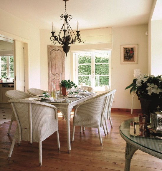 Vincent Sheppard Chester fauteuils chaises avec accoudoirs Lloyd Loom Blanc pur.