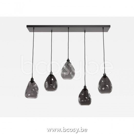 Marckdael 1588-PL5-NE-GLASS-METALLIC C-VDV 1588-PL5-NE-GLASS-METALLIC Verlichting van Dijck van Dyck Markdaal