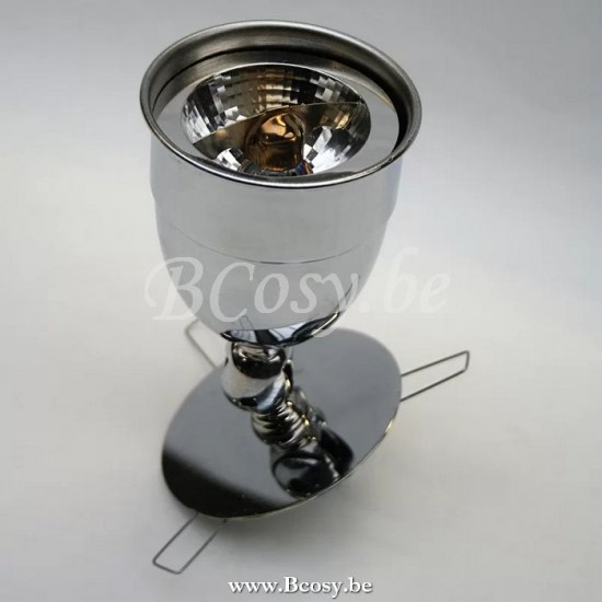 Authentage Poire disc with springs 7 cm Chrome POI201I70.