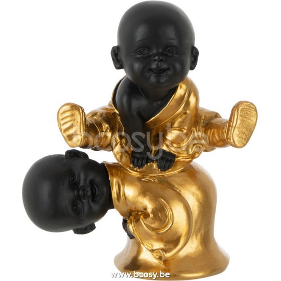 J Line Jline Monaco Salto Resina Nero Oro Monje Salta Poly Negro Oro