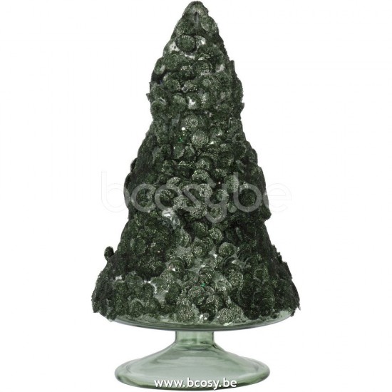 J Line Jline Albero Di Natale Paillette Ghiaccio Opaco Verde Scuro Medium Arbol De Navidad Helado Mate Verde Oscuro Medium
