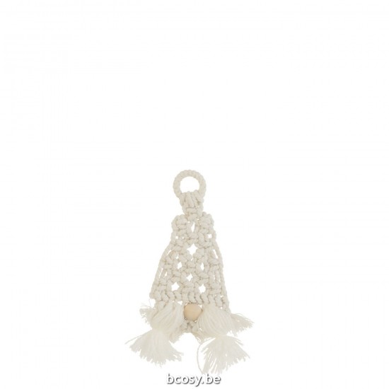 J Line Hanger Gnome Cotton White Hanger Gnome Cotton White.