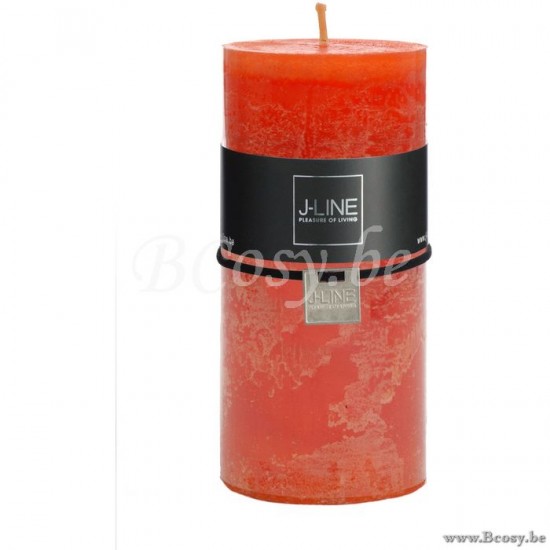 J Line Jline Candela Cilindro Arancia L 72O Vela Cilindro Naranja L 72H