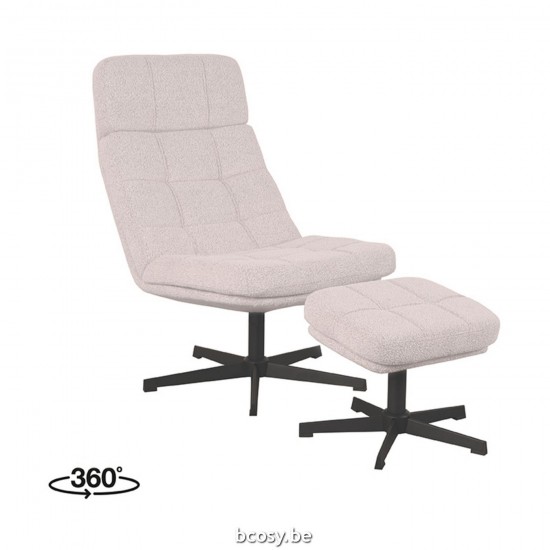 LABEL 51 Fauteuil Alvar Naturel Boucle.