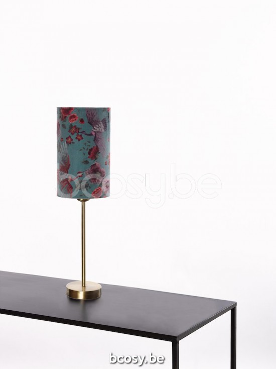 Marckdael tafellamp Malibu Marckdael 0774-30-OTT-XAVIE-BLUE Tablelamps ottone-messing tafellamp H 30cm VVD VDV Verlichting van Dijck Dyck Ma.