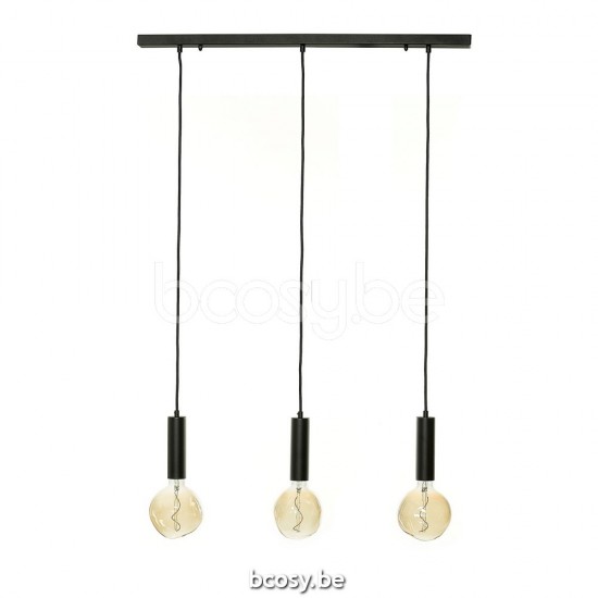 Marckdael pendel Melbourne Marckdael 1340-T3-T-NE-VORONOI-I Contemporal zwart 80-5cm profiel pendel H max 115cm VVD VDV Verlichting van Dijc.