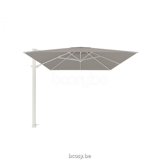  Jardinico ANTEGO 200x300 Rechteckiger Freiarmsonnenschirm Freiarmschirm 2x3 Sonnenschirmmast Weiß Matt Pulverbeschichtetes Aluminium| Sonnenschirmbespannung-bezug-tuch-stoff Cloud Sunbrella.