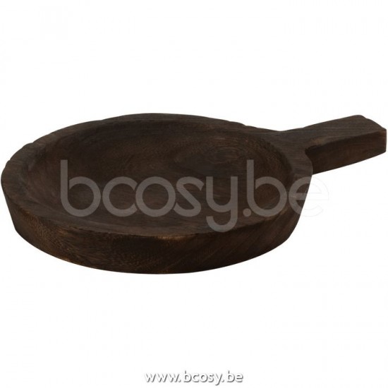 Jline Fuente Redondo Asa Paulownia Madera Marron Oscuro Medium