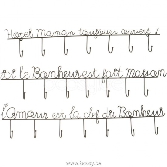 Jline Golgador Mural Frase Metal Negro Large Surtido De 3