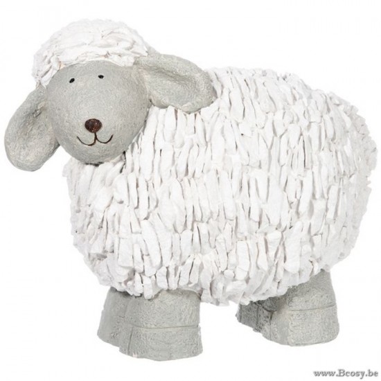 Jline Carnero Poly Blanco Gris S