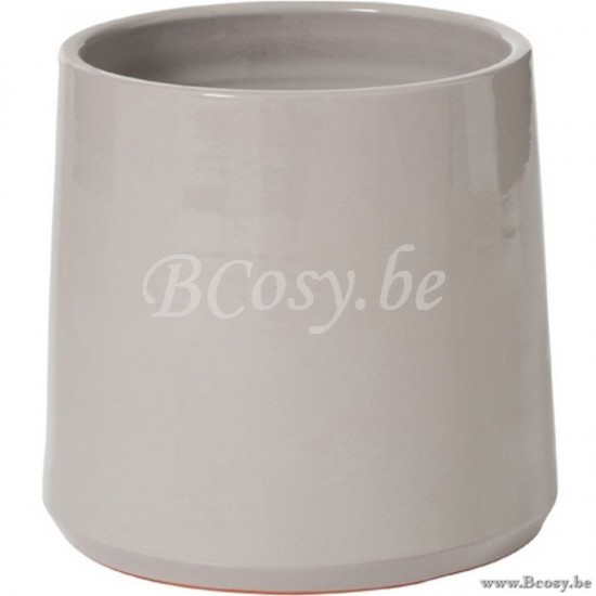 Jline Maceta Redondo Ceramica Gris Medium