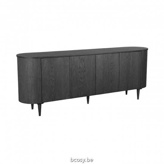 LABEL 51 Sideboard Oliva Schwarz Eiche.