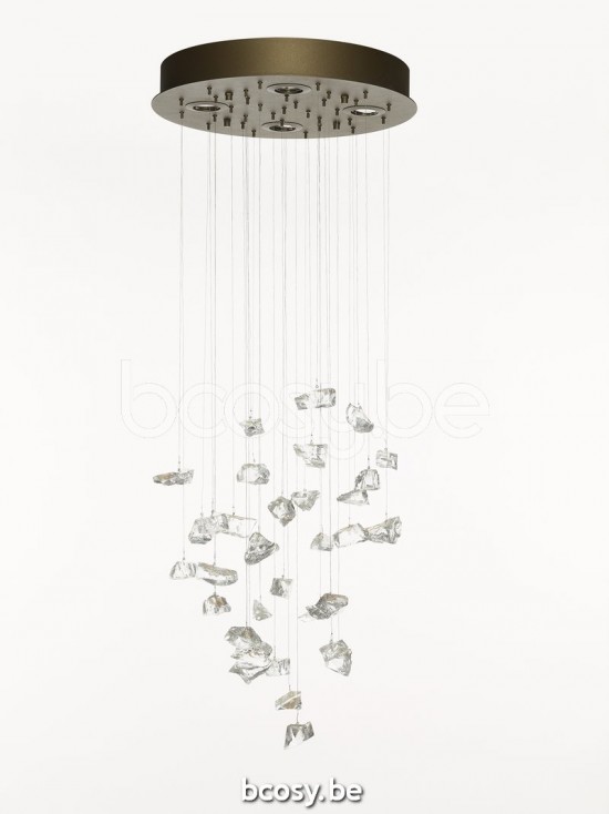 Marckdael pendel Dubai Marckdael 1710-PL4-RO-GU10-BRONZO Contemporal Brons pendel H max 200cm VVD VDV Verlichting van Dijck Dyck Markdaal.