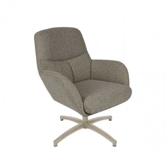 LABEL51 Fauteuil Chill Zone - Truffel grijs - Boucle.