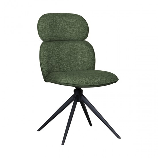 LABEL51 Eetkamerstoel Finn - Forest - Boucle.
