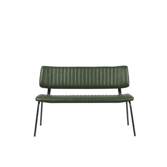LABEL51 Eetkamerbank Gusto - Hunter - PU-Leder - 120 cm.