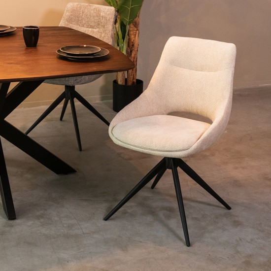 LABEL51 Eetkamerstoel Marlow - Naturel - Elite.