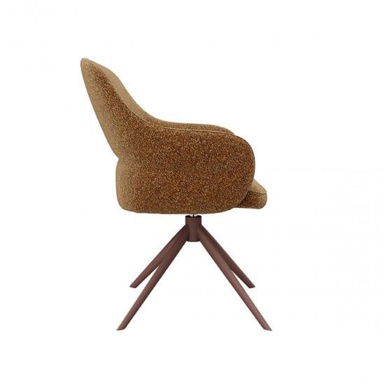 LABEL 51 Eetkamerstoel Bern Coral Boucle.