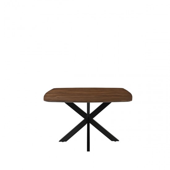 LABEL51 Eetkamertafel Blake - Nature - Mangohout - 140x140 cm.