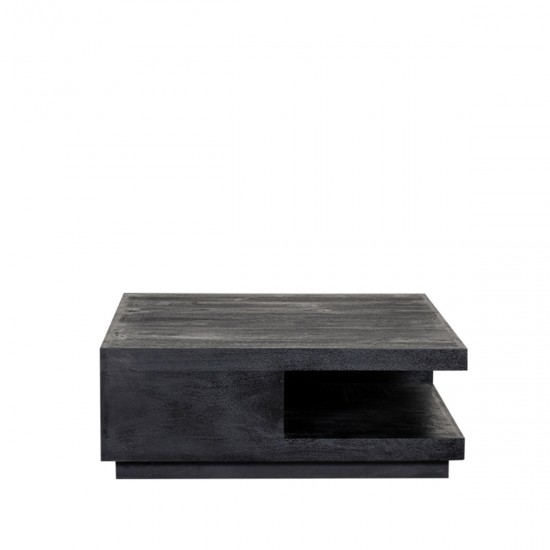 LABEL 51 Salontafel Square Zwart Mangohout 80 cm.