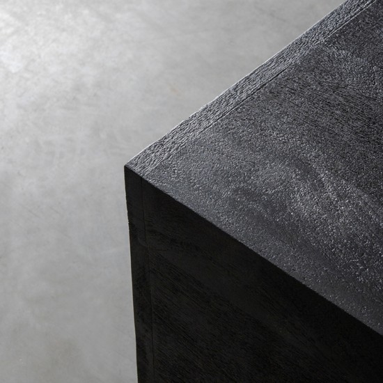 LABEL 51 Salontafel Square Zwart Mangohout 80 cm.