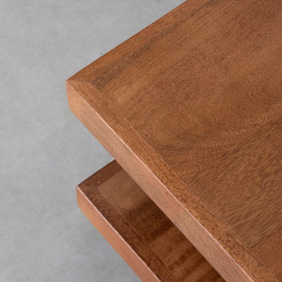 LABEL 51 Salontafel Square Nature Mangohout 80 cm.