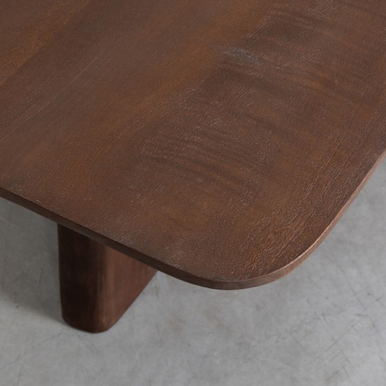 LABEL 51 Eetkamertafel Scott Espresso Mangohout.