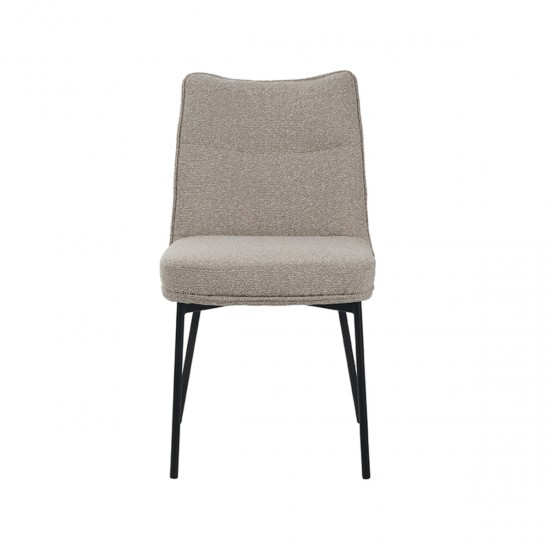 LABEL51 Eetkamerstoel Lennon - Naturel - Boucle.