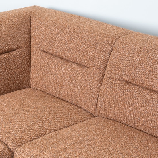 LABEL 51 Hoekbank Bolzano Coral Boucle Links.