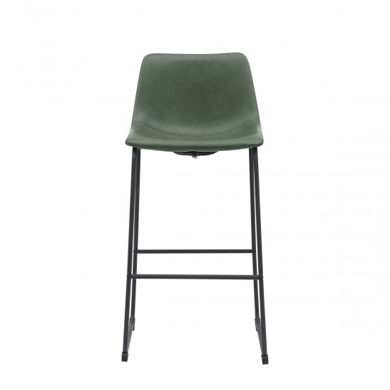 LABEL 51 Barkruk Risto Hunter PU-Leder Zithoogte 75.