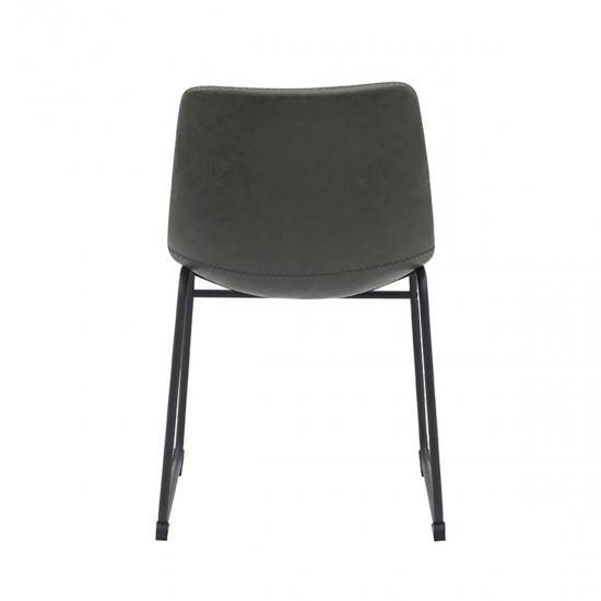 LABEL 51 Eetkamerstoel Risto Hunter PU-Leder.