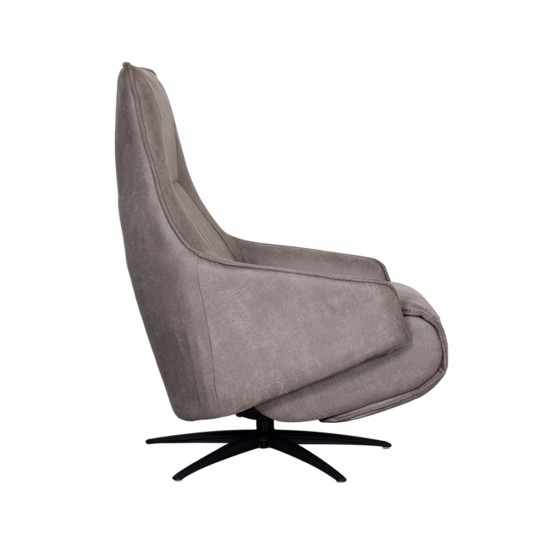 LABEL 51 Fauteuil Odense Taupe Micro Suede.