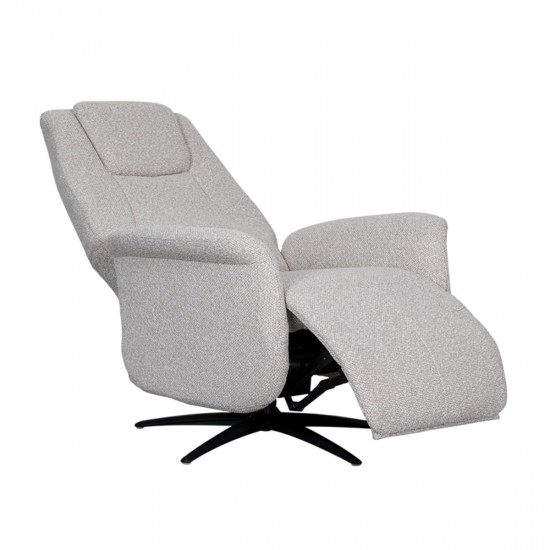 LABEL51 Fauteuil Stockholm - Naturel - Boucle.