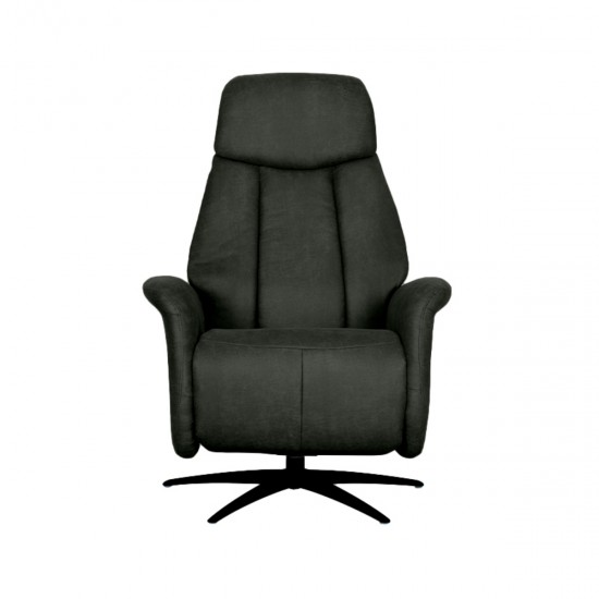 LABEL 51 Fauteuil Oslo Antraciet Micro Suede.