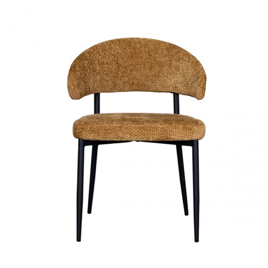 LABEL51 Eetkamerstoel Bliss - Mustard - Elite.