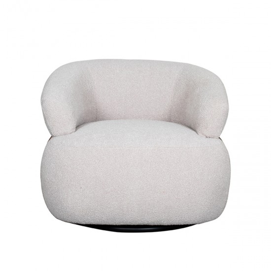 LABEL 51 Fauteuil Valenza Naturel Boucle Walnoot Eiken.