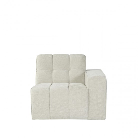 LABEL51 Bank Valentino - Naturel - Elite - 1,5-Zits Arm Rechts Voorstaand.