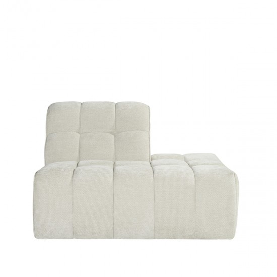 LABEL51 Bank Valentino - Naturel - Elite - Ottomane Rechts Voorstaand.