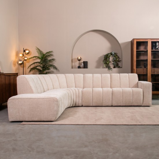 LABEL51 Hoekbank Vitoro - Naturel - Elite - Links.