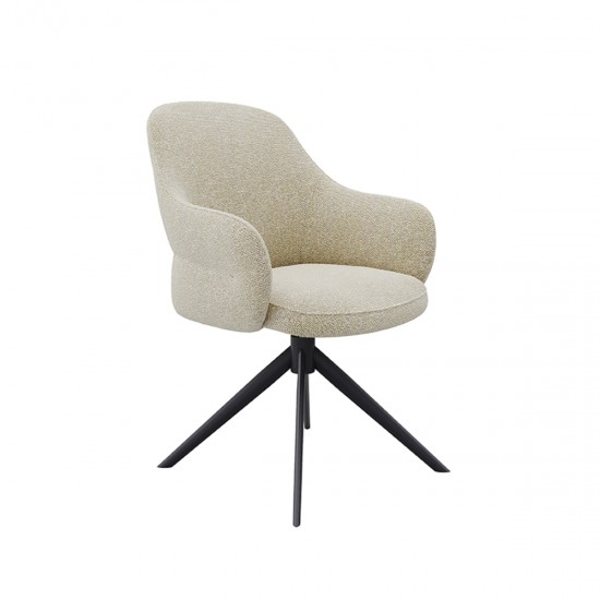 LABEL51 Eetkamerstoel Bern - Naturel - Boucle.