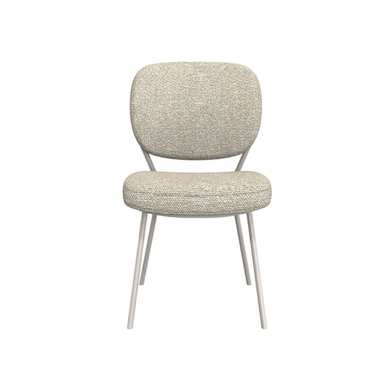 LABEL51 Eetkamerstoel Singapore - Naturel - Boucle.