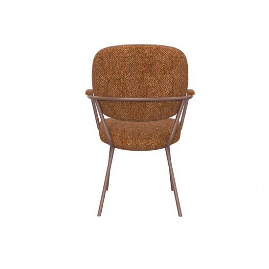 LABEL 51 Eetkamerstoel Lausanne Coral Boucle.